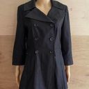 Sharagano  Black Peacoat Size 6 Photo 0