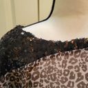 Vintage Havana NWT! Leopard and sequins!  size Medium sheer blouse Photo 5