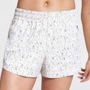 infinity Calia Shorts Women XL NWT Cream Freckle Dot Unbleached Mid Rise  Run Photo 2