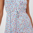 Rails  XL White ruffle floral Frida spaghetti strap high low mini midi dress Photo 14