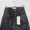 ZARA Mid Rise Power Strech Zipper Skinny Jeans Size (8) Photo 4