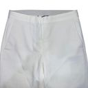 ZARA  White Straight Leg Cuffed Pants Size XS Photo 2