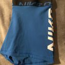 Nike Pro Blue Spandex Shorts Photo 0