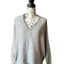 Free People Womens  Gravy Neck Pull Over Oversize Cotton Blend Or Sweater Xs Photo 0