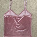 Full Tilt  Velour Crop Top Size XS Pink Y2K Photo 2