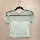 Kirra Daisy Mesh Crop Top Photo 1