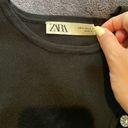 ZARA Black Cut-out Crop Top Photo 2