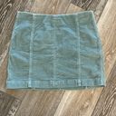 Wild Fable Sz 12 Fantastic Teal Corduroy Skirt Photo 1