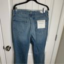 Good American  Good Vintage distressed straight leg jeans size 15 Photo 7