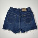 VTG 90s 80s Chic Denim Cutoff Jean Shorts Womens High Waisted Mom 12 (Waist 26") Blue Photo 1