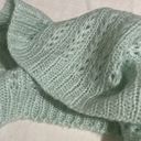 BP  Knit Sweater Infinity Scarf Mint Green Photo 1