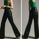 Anthropologie x Avec Les Filles Faux Leather Flare Trousers, Size 8 Photo 1