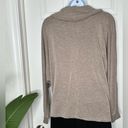 Tahari taupe cowl neck sweater Photo 5