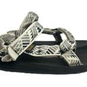 Teva  Original Universal Sandal Size 7 Boomerang White Gray Aztec Slide sz 7 Photo 3