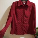 East 5th  Deep cherry red metallic Button down Photo 0