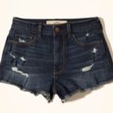 Hollister  High-Rise Vintage Ripped Dark Wash Photo 2