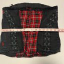 Tripp NYC  Women’s Goth Red Black Bustier Corset Strapless MISSING ZIPPER size XL Photo 11