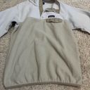 Patagonia  synchilla t strap white and beige size medium Photo 1