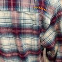 Ariat  Rebar Medium Long Sleeve button front shirt Colorful plaid western cowgirl Photo 3
