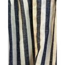 Flax Made in Italy Paper bag Waist Linen  Striped Shorts Sz M Photo 3