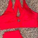 Fabletics Red Matching Set Photo 1