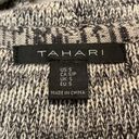 Tahari - Marled Knit Hooded Longline Open-Front Cardigan in Grey- Size S Photo 2