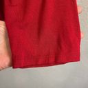 Dress Barn #424  Deep, red, long sleeve lacy, top size large Photo 4