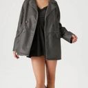 Forever 21 Faux Leather Double-Breasted Jacket Photo 1