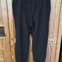 Victoria's Secret Victoria Secret Rhinestones Sweatpants Black Cotton High Rise Jogger Side Seam L Photo 6