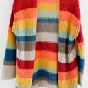 BKE Rainbow Stripe Chunky Cardigan Photo 0