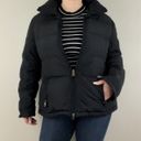 Guess Vintage Y2K Black Mock Neck Zip Up Down Puffer Winter Jacket Photo 1