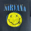 Nirvana Shirt unisex Medium Kurt Cobain Smiley Face Logo Grunge Rock Band Tee Photo 1