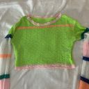 Cropped Crochet Skit Sweater Multiple Photo 0