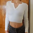 Brandy Melville Long Sleeve White Photo 0