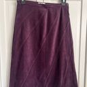 Purple Skirt Faux Suede Size M Photo 0