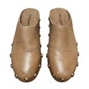 Kelsi Dagger  Brooklyn Studded Leather Slip On Mules Tan Size 5.5 Photo 2