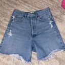 AGOLDE High Waisted Jean Shorts Photo 1