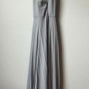 JJ's House  Dusty Blue A-Line Scoop Floor Length Chiffon Bridesmaid Dress Size 10 Photo 7