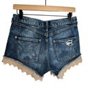 Free People Movement Free People Shorts Distressed Crochet Lace Hem Women’s 27 Photo 4