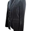 Banana Republic Vintage  Black Velvet Blazer Size 10 Academia Preppy Classic Coat Photo 0