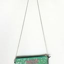 Wish From St. Xavier  You Were Here green sequin clutch bag NWT Photo 6