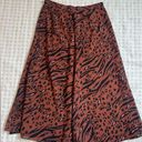 LPA Revolve  Ella Skirt in Filthy Animal Black & Brown Medium Midi Photo 3