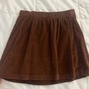 American Eagle Brown Corduroy  Skirt Photo 1