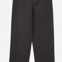 Everlane NWT  The Lightweight Straight Leg Crop Pant in Washed Black Photo 0