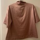 Jason Wu  Satin Silk Pajamas Rose Gold Beige Short Sleeve Pants NWT M Nordstrom Photo 4