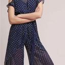 Tracy Reese  Petite Extra Small XSP Blue Gold Jumpsuit Photo 0