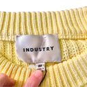 Industry  Yellow Puff Sleeve Sweater Size M NWT Photo 4