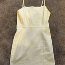 Divided H&M  Yellow Denim Mini Dress Size 10 Photo 1