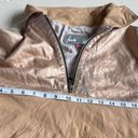 Krass&co The Mighty  Sweater Womens Small The Kings Metallic Rose Gold Leather Photo 6