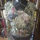 Blink  London leopard print S boho flowy lightweight blouse Photo 0